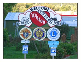 Welcome to Wilton Wisconsin Sign