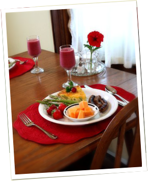 Breakfast is served