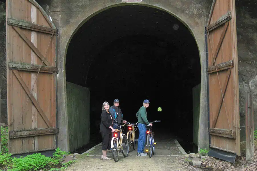 Wilton Wisconsin bike tunnel