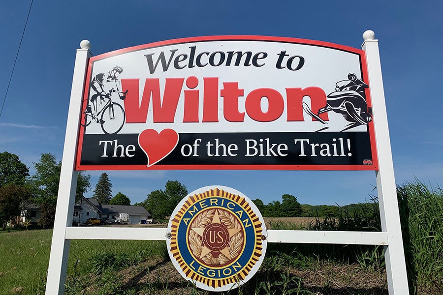 Wilton Wisconsin sign